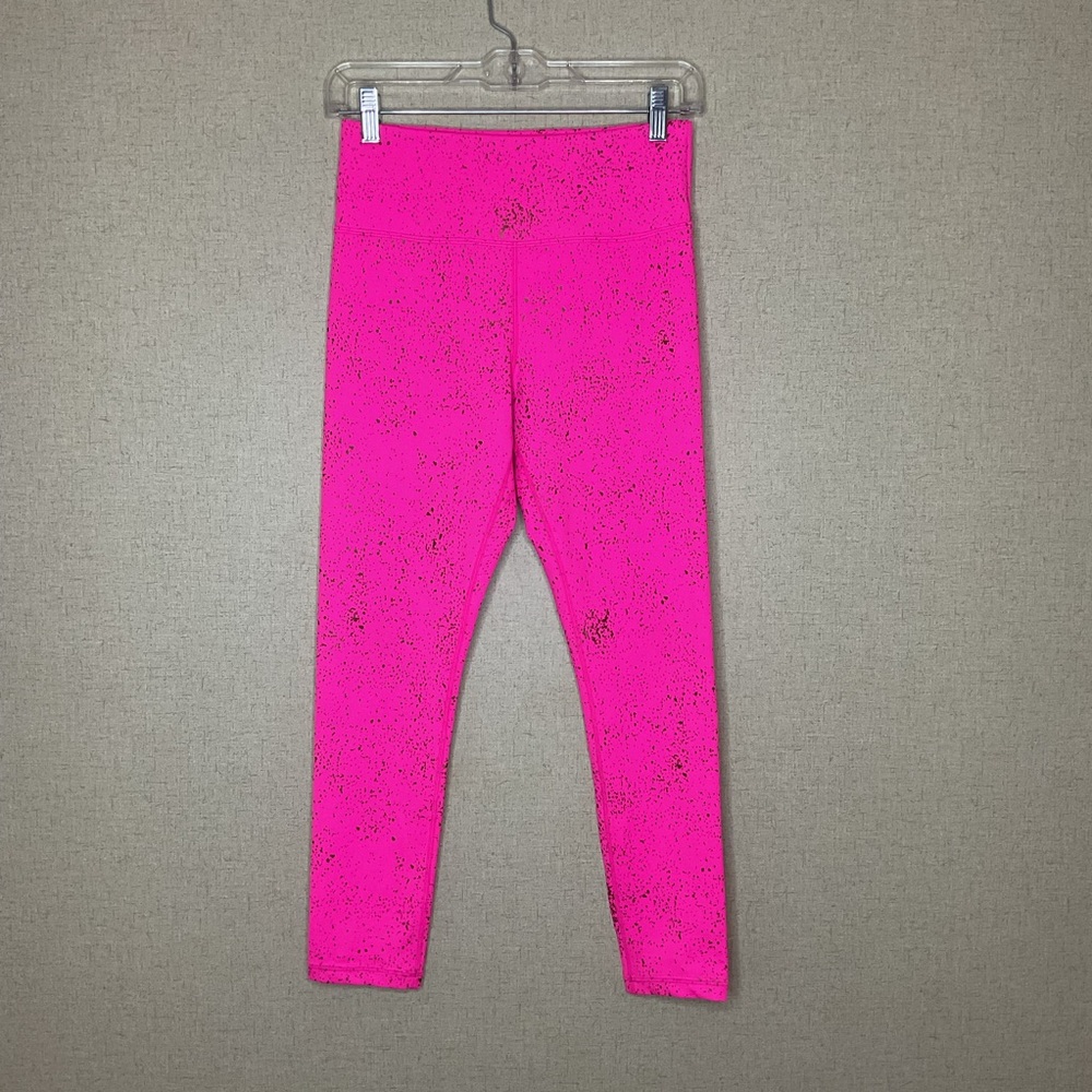 ZYIA Active Hot Pink Stay Gold Light And Tight Leggings